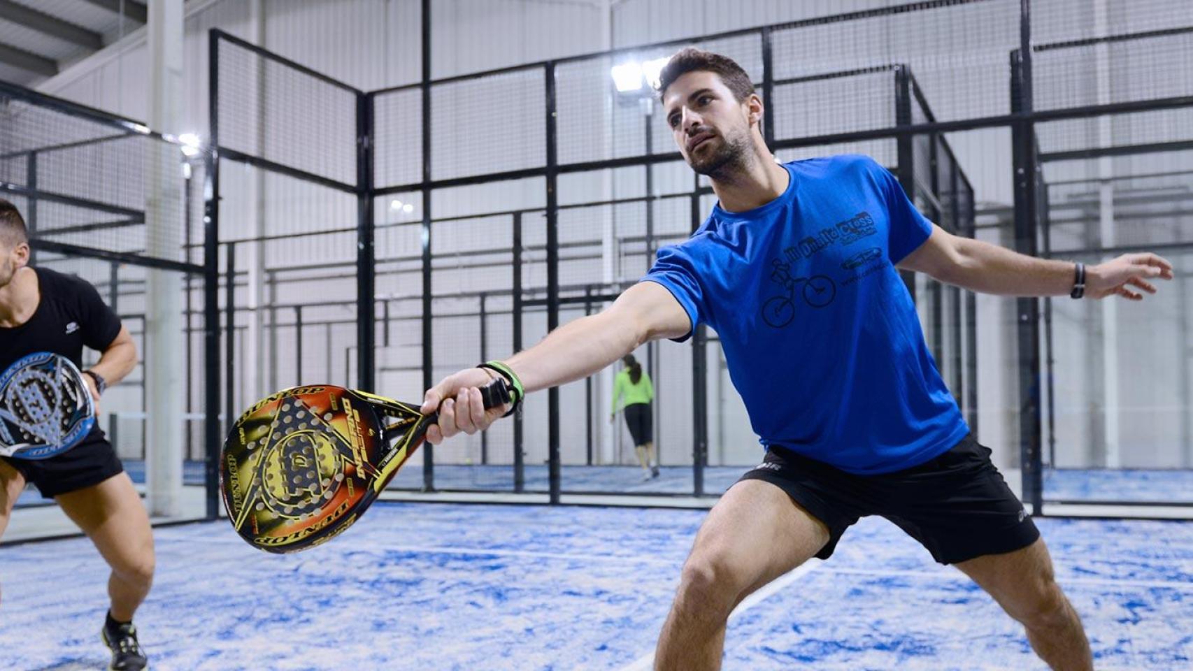 Dos jugadores en el DIR Padel Sant Cugat, donde ocurrieron los hechos