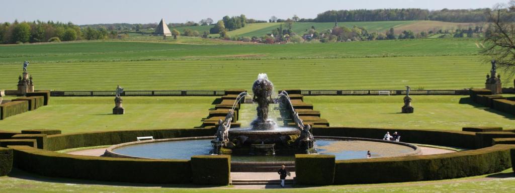 Vista de los jardines de Castle Howard