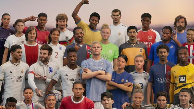 Varios jugadores y leyendas protagonizan la portada del FIFA 24
