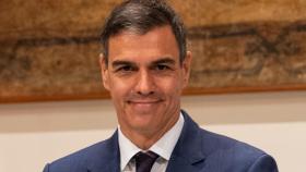 Pedro Sánchez, presidente del Gobierno, en el Palau de la Generalitat