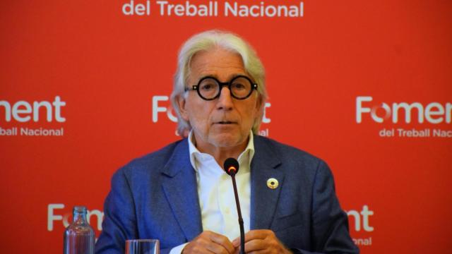 Imagen del presidente de Foment del Treball, Josep Sánchez Llibre