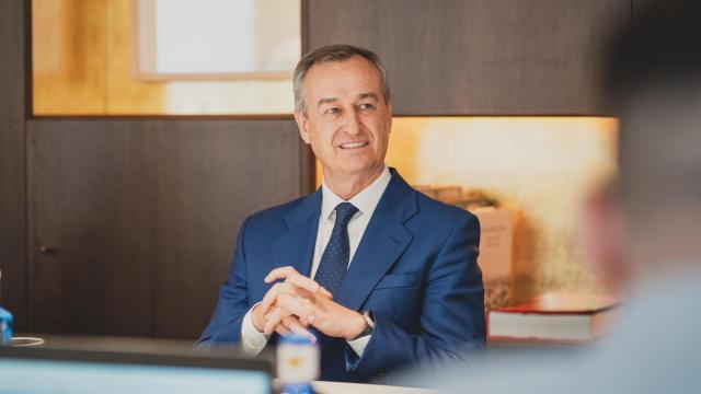 César González-Bueno, consejero delegado de Banco Sabadell, durante la entrevista / El Español