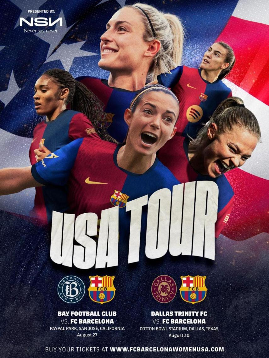 El Barça Femenino viajará a Estados Unidos para la gira de pretemporada