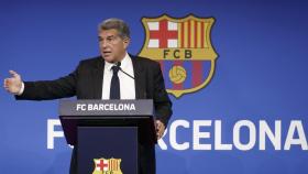 Joan Laporta, en un acto del Barça