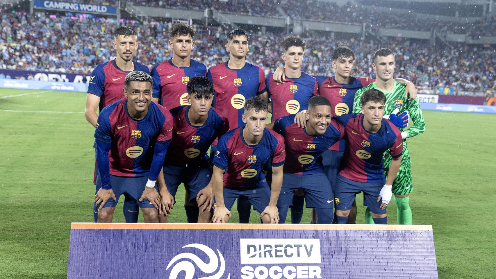 El once titular del Barça de Hansi Flick contra el Manchester City