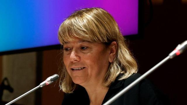 Natàlia Garriga, consejera de Cultura de la Generalitat de Cataluña, en una comparecencia