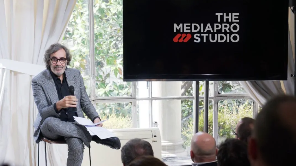El presidente y CEO de Mediapro, Tatxo Benet, en un acto corporativo