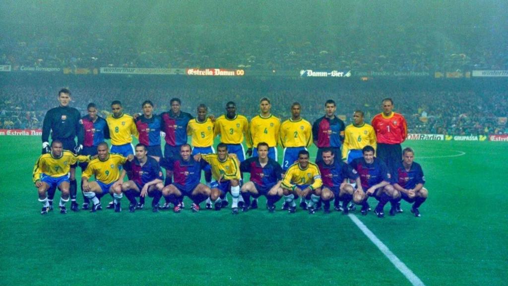 El Barça y Brasil se enfrentaron en el partido del Centenario del Barça