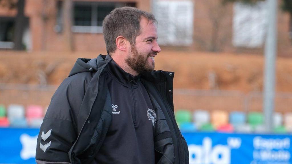 Miquel Lladó, entrenador de Pau Víctor en el Sabadell