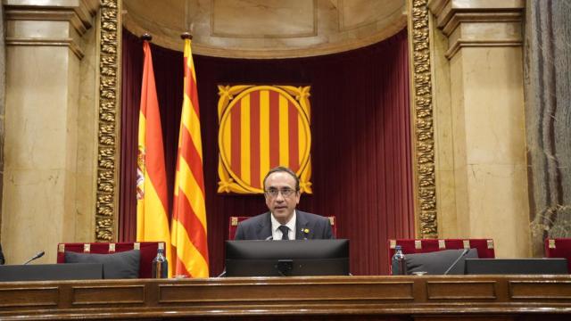 El presidente del Parlament, Josep Rull
