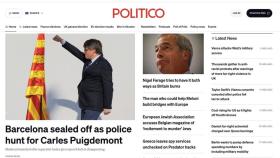 La portada de 'Politico', el medio más influyente en las instituciones europeas