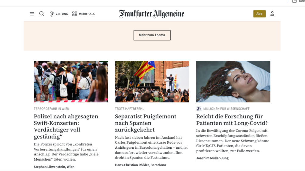 Los hechos de Barcelona, en el 'FAZ' hoy