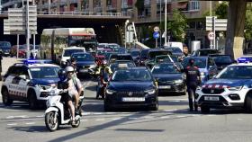 Los Mossos d'Esquadra realizan controles policiales tras el regreso del expresidente de la Generalitat Carles Puigdemont, enmarcado en la ‘Operación Jaula'