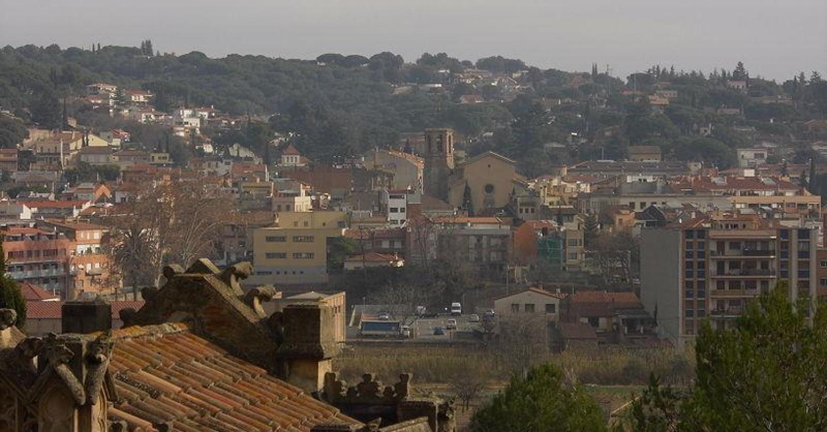 Vista de La Garriga desde la Doma