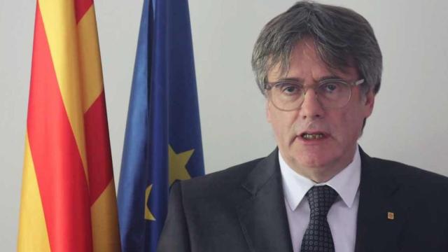 Puigdemont, en un vídeo posterior a su regreso y posterior fuga de España