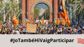 Imagen de la campaña del Consell de la República para la autoinculpación de asistentes al acto de Puigdemont