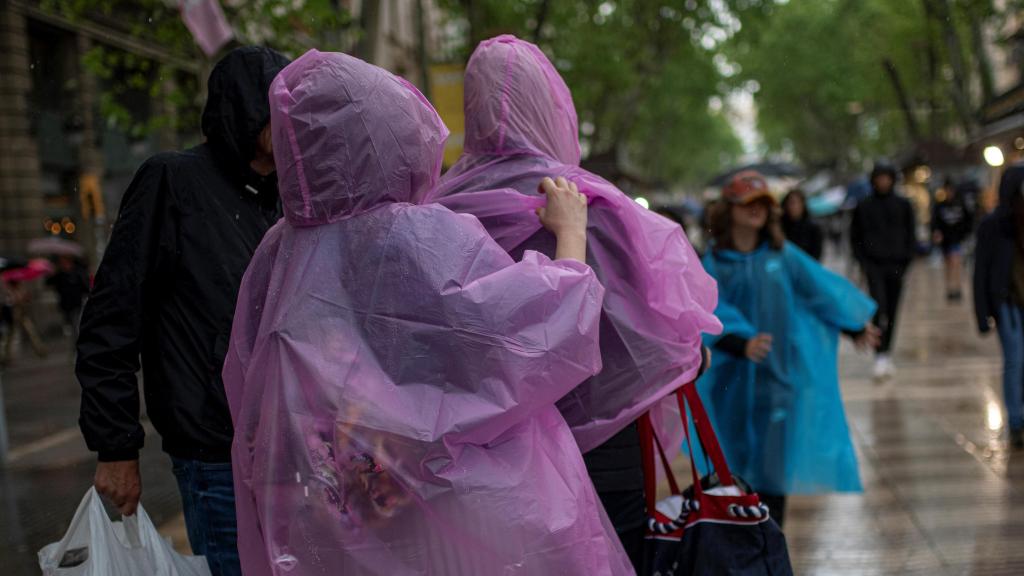 Día de lluvia en Barcelona