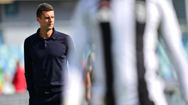 Thiago Motta, entrenador de la Juventus, en un partido amistoso