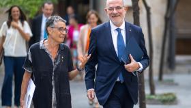 Olga Pané, nueva 'consellera' de Salud, con Jaume Duch, titular de UE y Acción Exterior