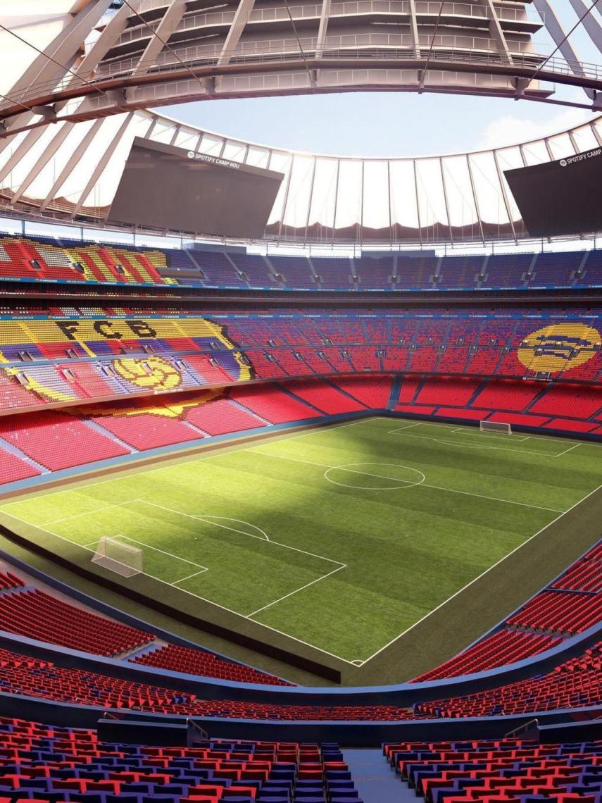 Un vistazo a la infraestructura interna del futuro Camp Nou