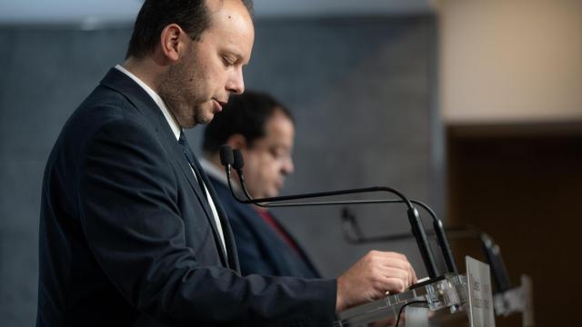 Pere Ferrer, director general de la Policía, en rueda de prensa tras la fuga de Puigdemont