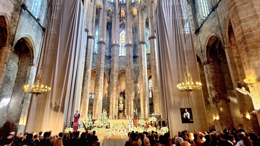 Funeral por la muerte de Eduardo Sayas en Barcelona