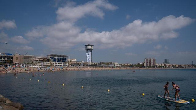 Imagen de la playa de la Barceloneta