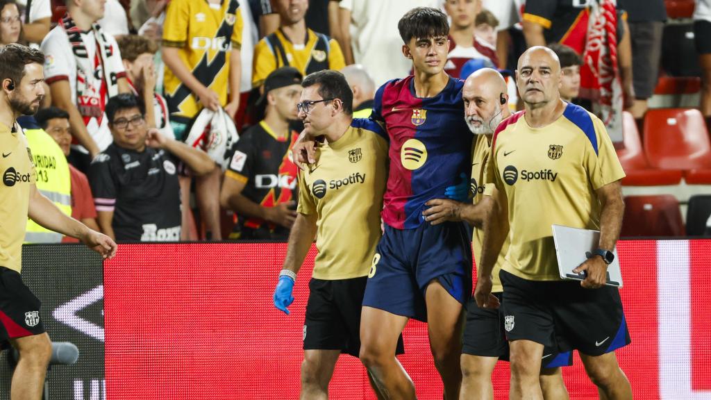 Marc Bernal se retira lesionado del Rayo-Barça