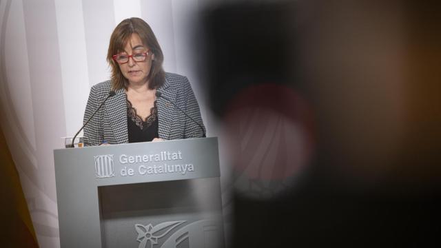 La 'consellera' de Territorio, Vivienda y Transición Ecológica de la Generalitat, Sílvia Paneque, durante una rueda de prensa