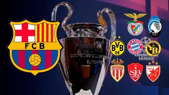 Los ocho rivales del Barça en la Champions League