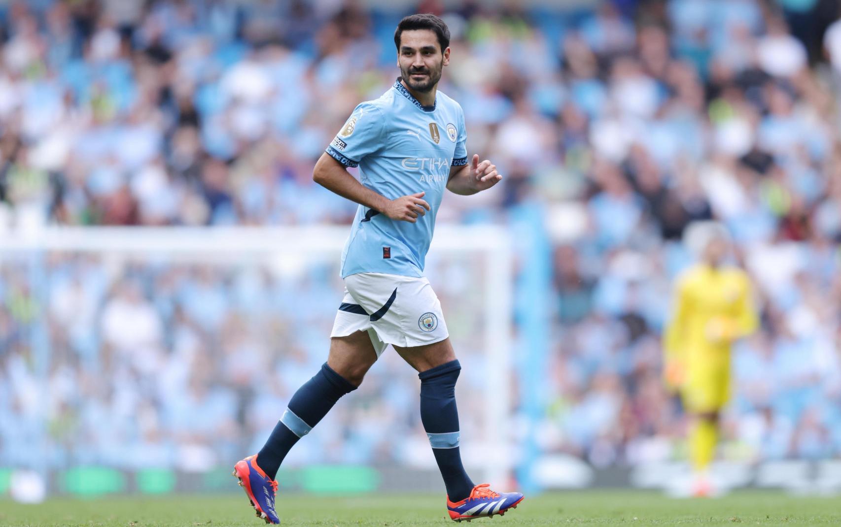 Ilkay Gundogan redebuta con el Manchester City en la Premier League