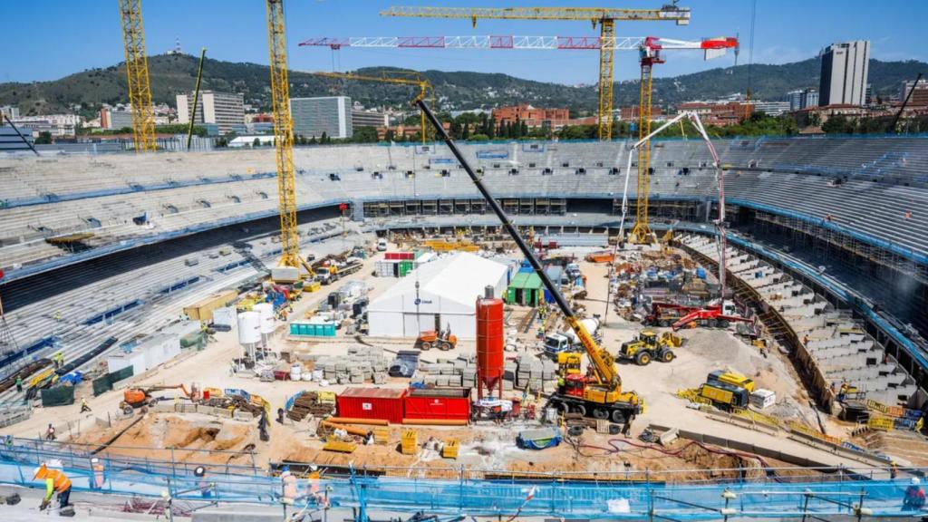 Los avances de las obras del Camp Nou, el futuro estadio del Barça