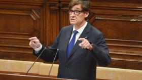 El presidente de la Generalitat, Salvador Illa, comparece a petición propia ante el pleno del Parlament para explicar la composición del nuevo Govern.