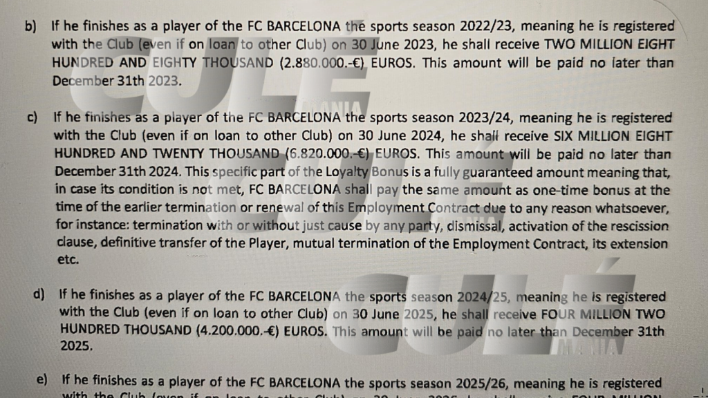 Parte 1 del contrato de Frenkie de Jong