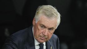 Carlo Ancelotti, durante el partido del Real Madrid contra el Betis