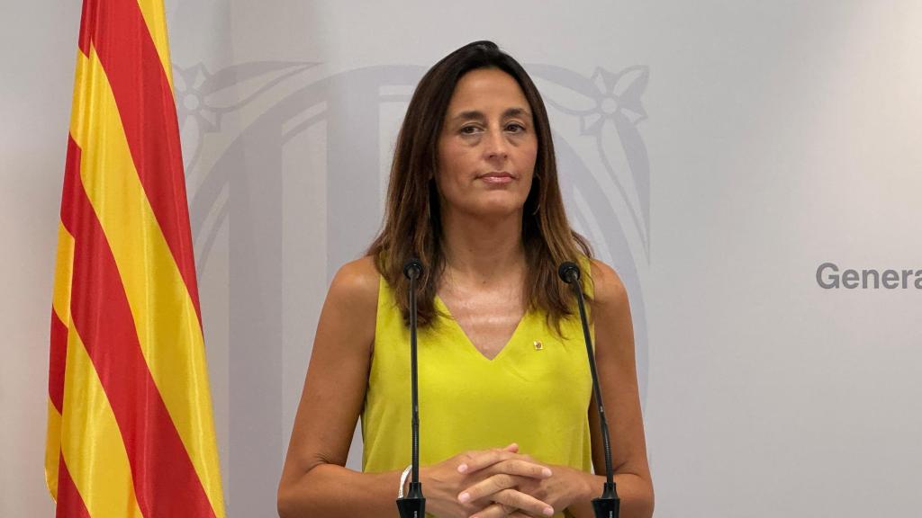 La consejera Esther Niubó en rueda de prensa