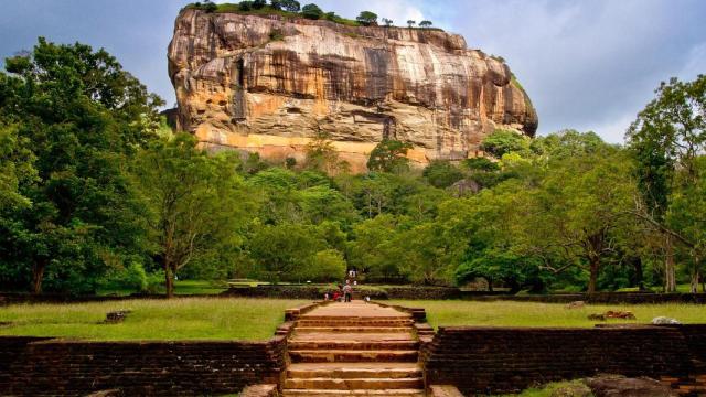 La Roca del León en Sigiriya, Sri Lanka