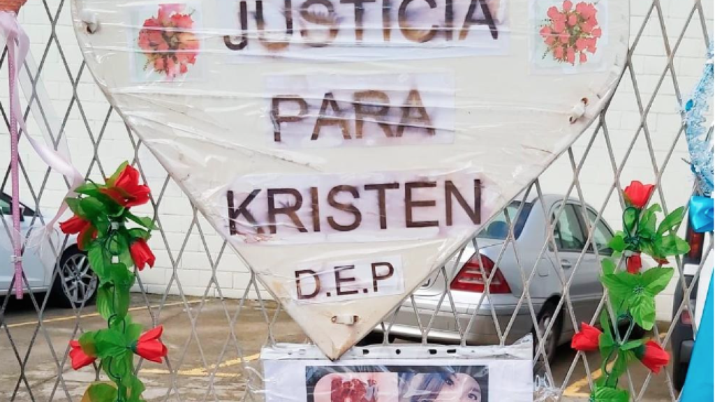 El memorial dedicado a Kristen, la joven asesinada en Cornellà en junio de 2020