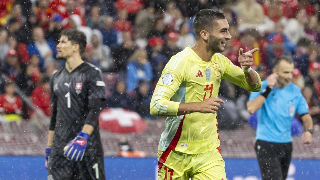 Ferran Torres, autor de un gol en la victoria de España contra Suiza