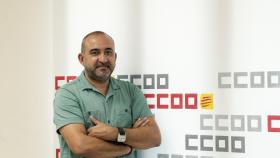 El secretario general de CCOO Catalunya, Javier Pacheco