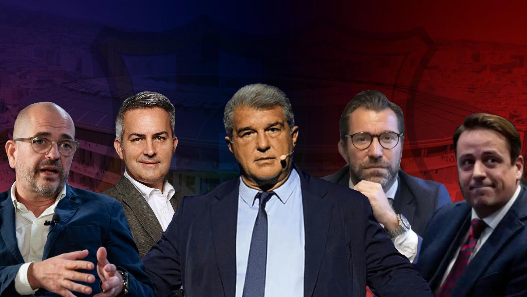 Farré, Font, Ciria y Camprubí, algunos de los movimientos de oposición a Laporta en el Barça