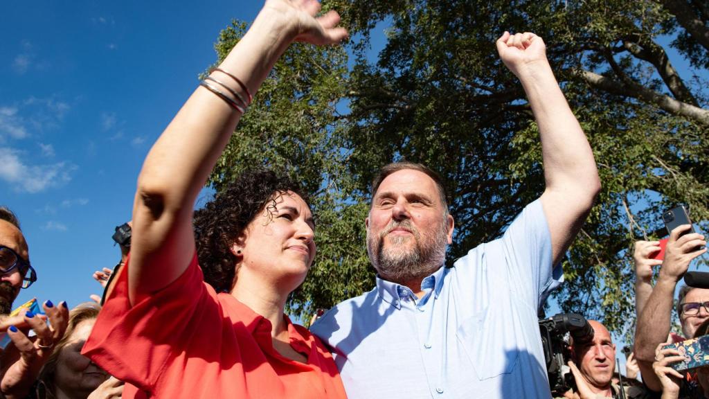 Imagen de archivo de Oriol Junqueras y Marta Rovira