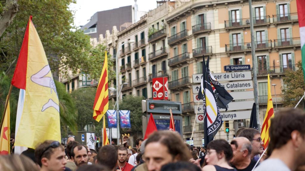 La marcha de la CUP por la Diada