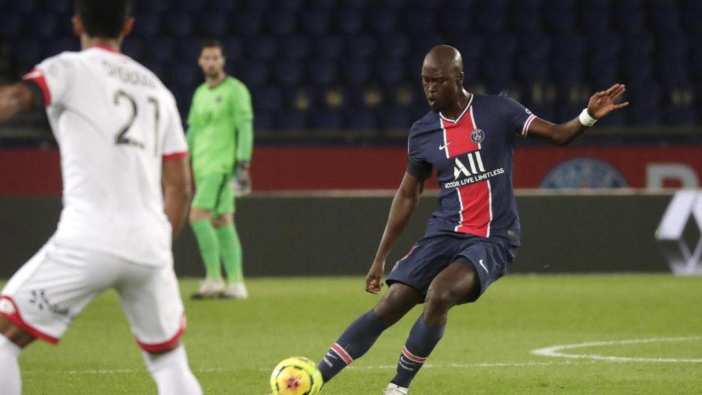 Danilo Pereira, durante un partido con el Paris Saint-Germain