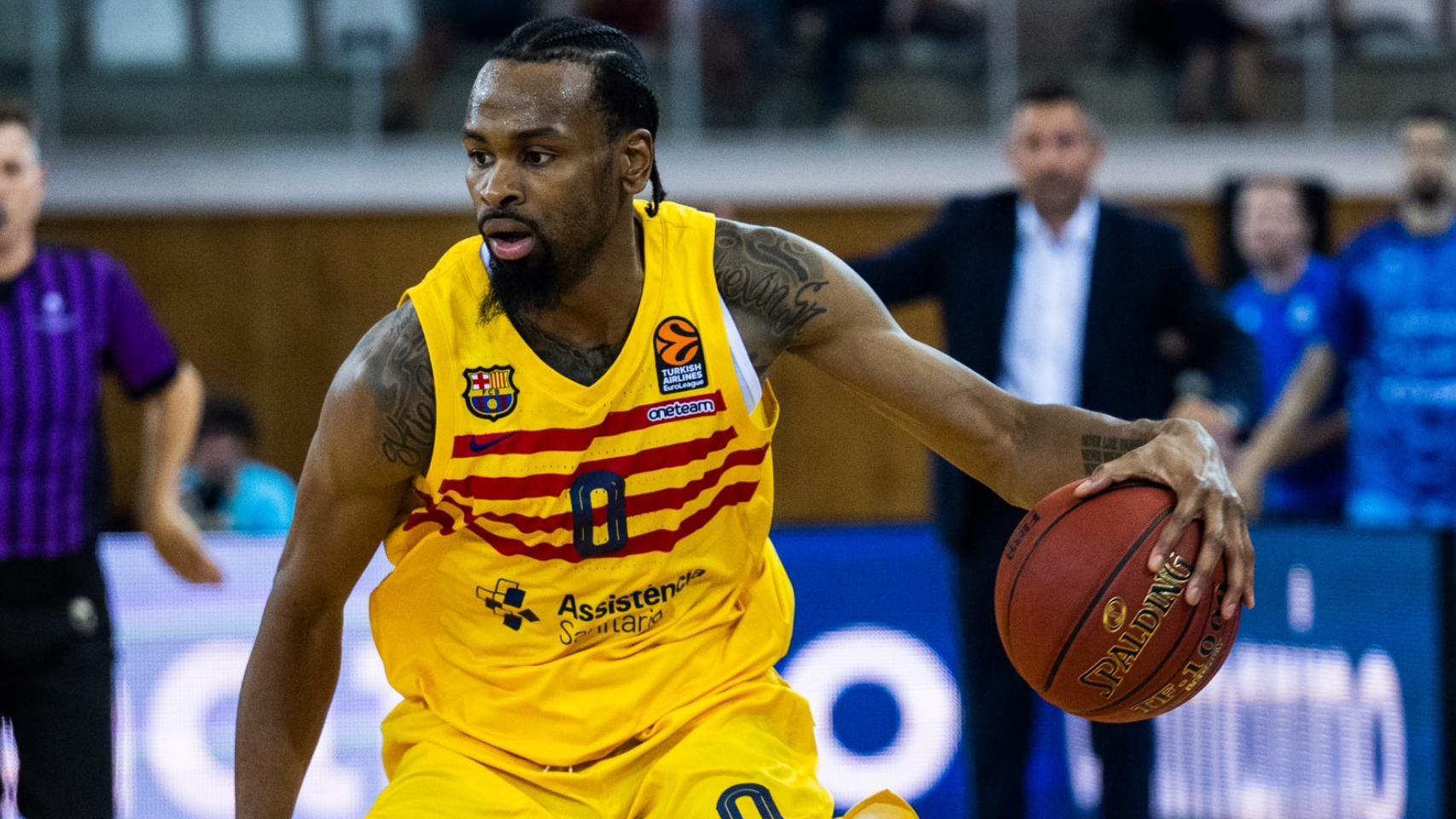 Kevin Punter, durante el partido del Barça de basket contra el Andorra