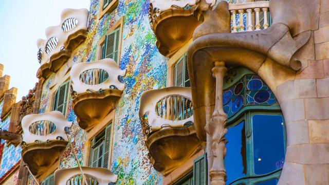 Los balcones de la Casa Batlló