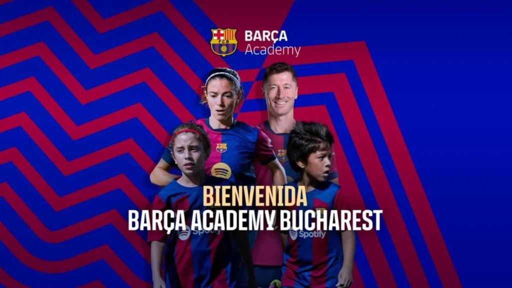 El FC Barcelona estrena Barça Academy en Bucarest, Rumanía