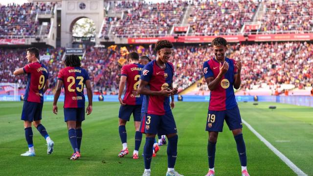 El baile de Balde y Lamine Yamal en la victoria del Barça contra el Athletic Club