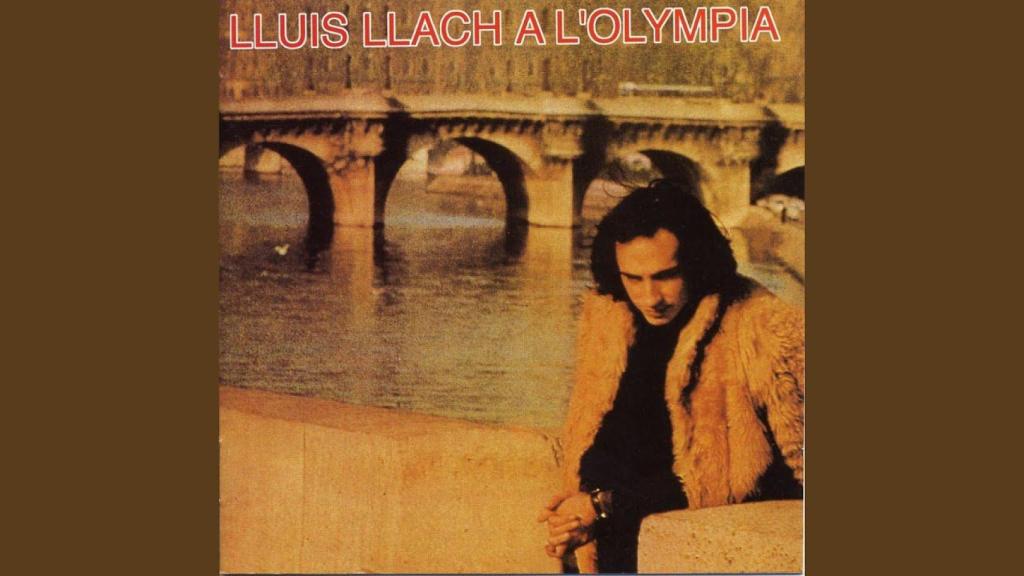 Portada del disco de Lluís Llach a L'Olympia