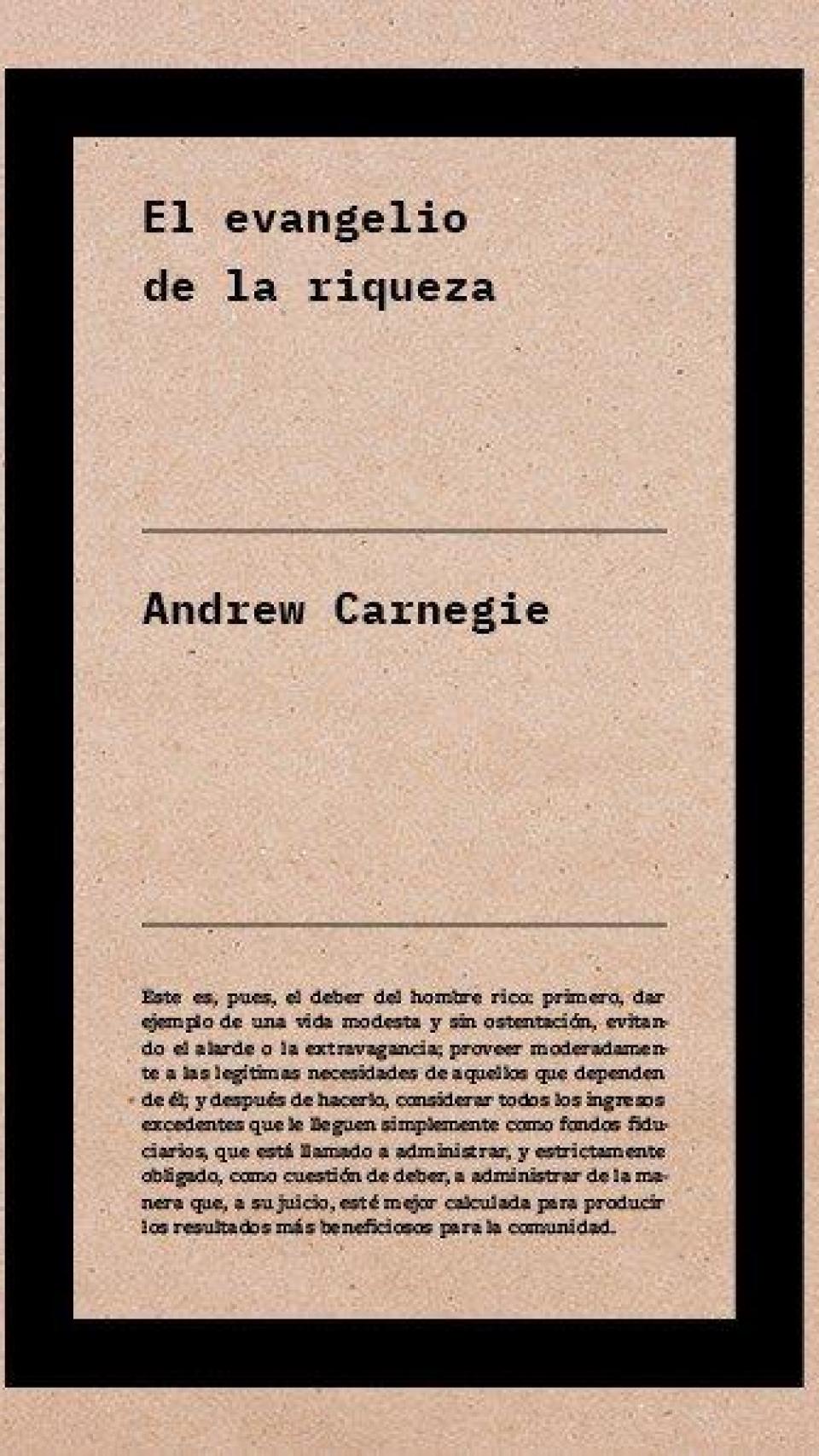 Portada del libro de Carnegie